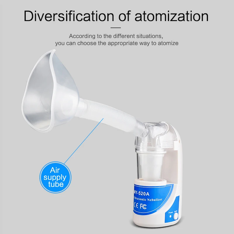 

Handheld Portable Nebulizer Inhaler Health Care Automizer Ultrasonic Nebulizer for Children Adult Asthma Inhaler Atomizer