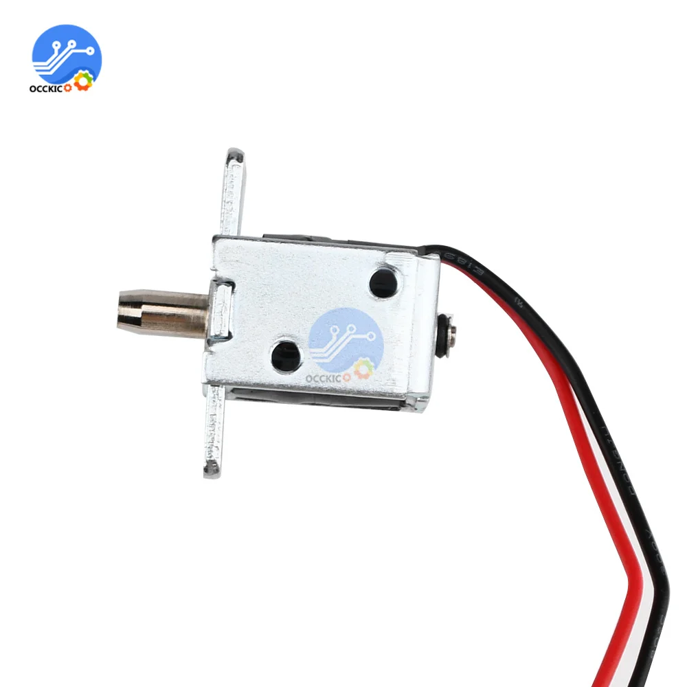 Cerradura electromagnética pequeña para armarios de almacenamiento, Mini cerrojo eléctrico de 12V, 0,4 A, 0,5 a, CC