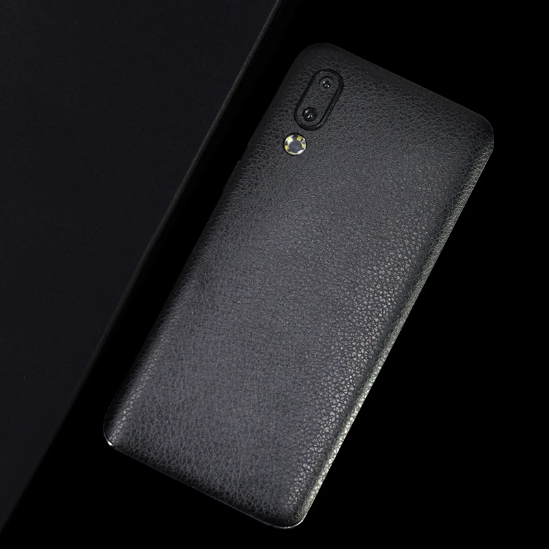 Luxury DIY Leather Skin Sticker Wrap Skin Back Body Paste Film For Meizu 16th Plus 16X 16S 16S Pro 16XS Phone Leather Sticker