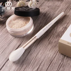 MyDestiny cosmetic brush-The Snow White series-flame shape highlight brush brush-goat hair makeup tools&pens-beauty