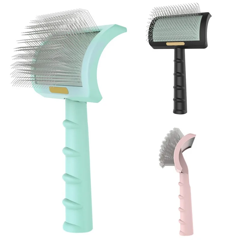 Pet Dog Brush Comb Shedding Hair Remove Needle Cat Brush Combs  Massage Grooming Tool Dog Cat Pet Cleaning Supplies Accessories