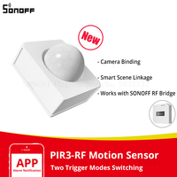 SONOFF PIR3-RF Motion Sensor Wireless Human Body Detector Module Movement Infrared PIR Sensor Security Alarm System eWeLink App