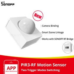 SONOFF PIR3-RF Motion Sensor Wireless Human Body Detector Module Movement Infrared PIR Sensor Security Alarm System eWeLink App
