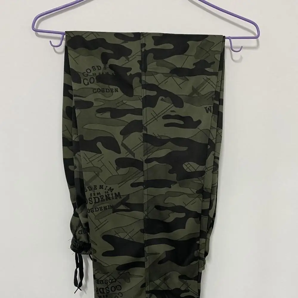 Pantalones de camuflaje para hombre, Pantalón recto informal, cómodo, ropa de casa básica, moda de verano, 2023