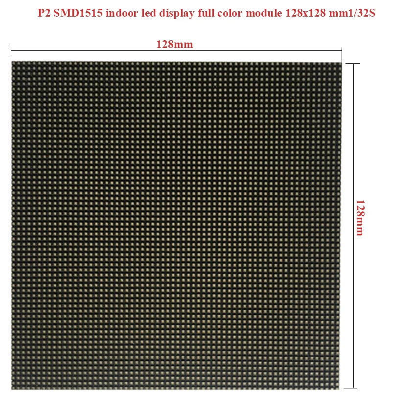P2 RGB Panel Layar HD 64X64 Dot Matrix Indoor Module SMD LED 128*128 Mm LED Display dinding P4 P5 P6 P8 P10 Video Wall Panel