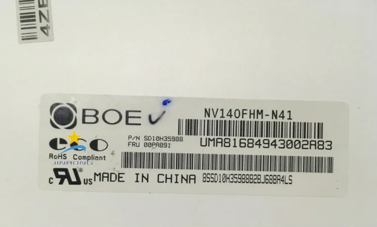 5d10k42173-tela lcd touch de led full flex 3-1480 (80r3) fhd de 14.0 polegadas