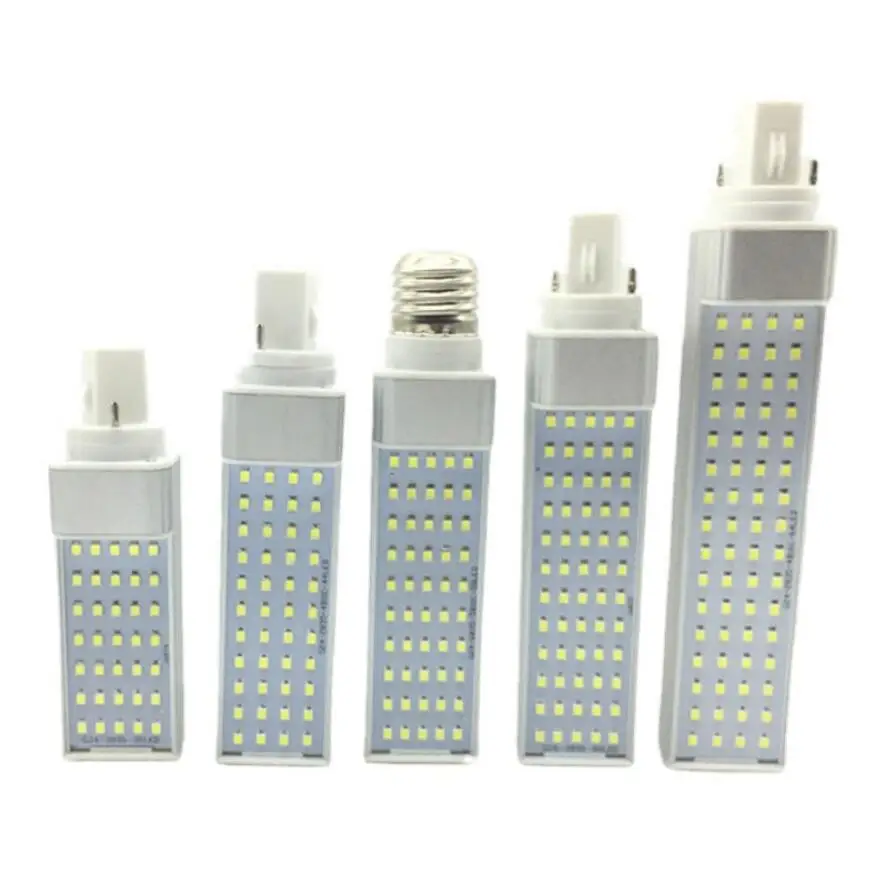 G24 LED Bulbs 5W 7W 9W 11W 13W 15W  E27 LED Corn Bulb Lamp Light SMD 2835 Spotlight 180 Degree AC85-265V Horizontal Plug Light