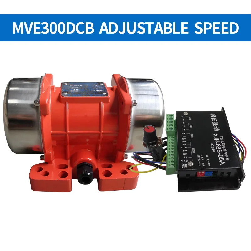 Imagem -03 - Motor de Vibração sem Escova Mve300dcb Transportador de Triagem para Cascalho 24v 12v 3600 kw Rpm 3kn