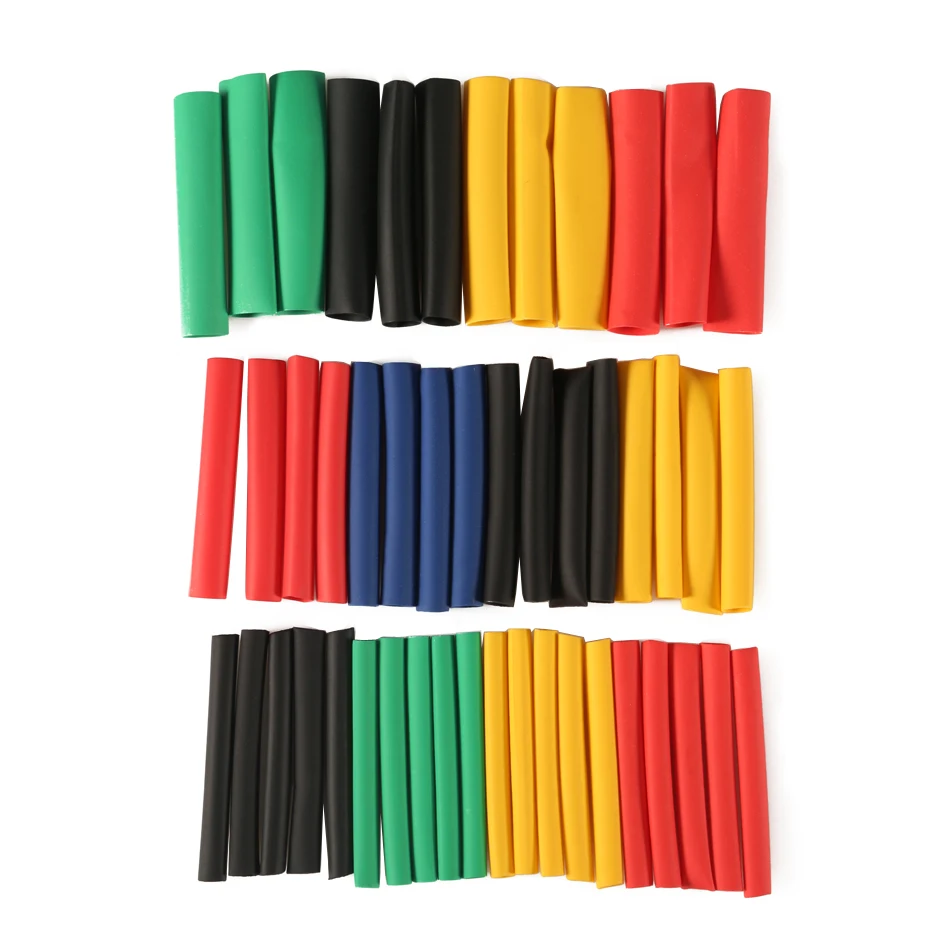 164 pçs/set tubo heatshrink tubo poliolefin encolhendo sortido fio cabo isolado sleeving tubo do psiquiatra