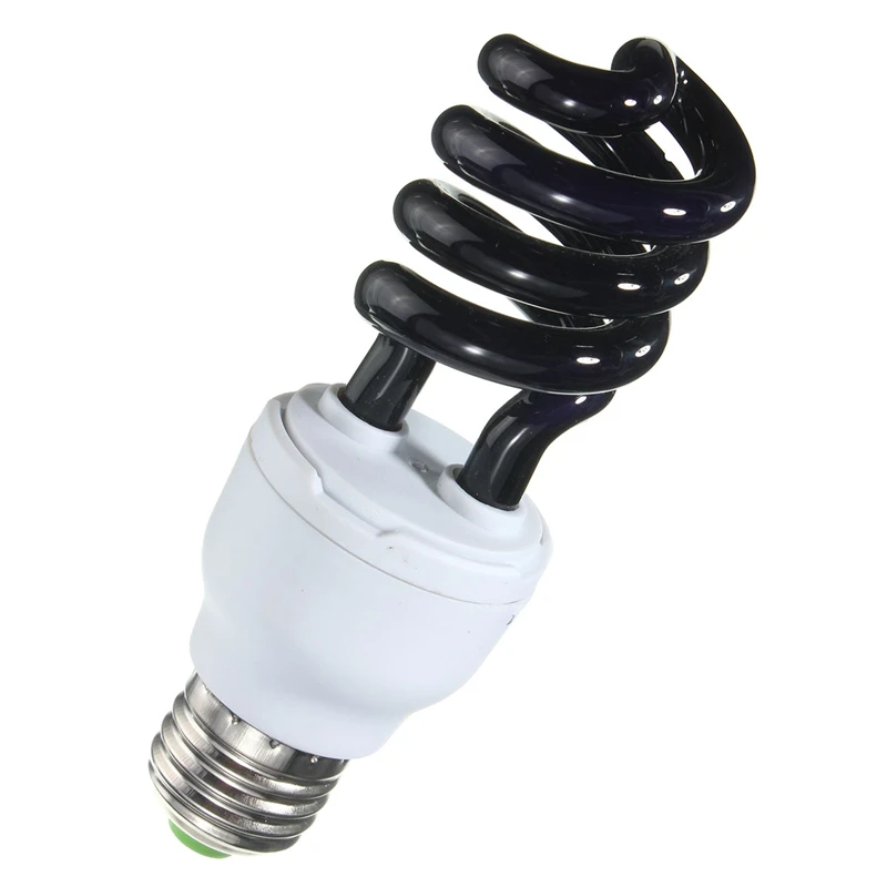 Spiral Enegy Saving UV Ultraviolet Fluorescent Black Light CFL Light Bulb Violet Lamps 220V 300-400nm E27 20/36W