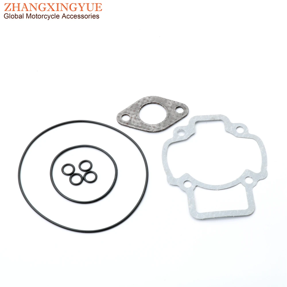 Scooter 50cc 70cc Top End Gasket Set for Piaggio Nrg Extreme Rst Mc2 Zip Sp 50 2-Stroke