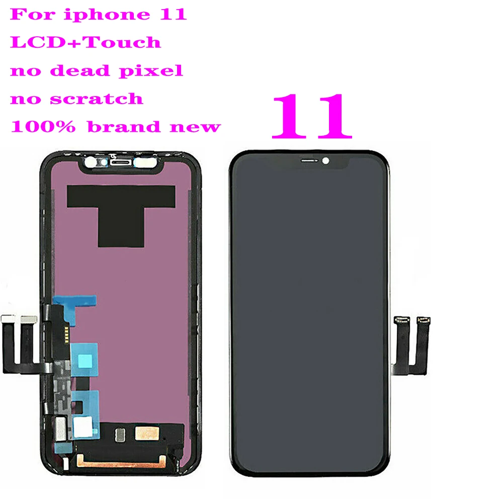 Super Amoled For iPhone 12 Pro Max LCD Display Touch Screen Digitizer For iPhone 11 Pro Max LCD Screen Replacement X XR XS MAX