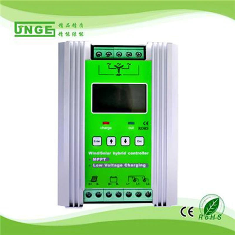 12/24V LCD MPPT Solar Panel Charger Controller Wind-Solar Complementary Collector Generator Regulador Solar Power Controler