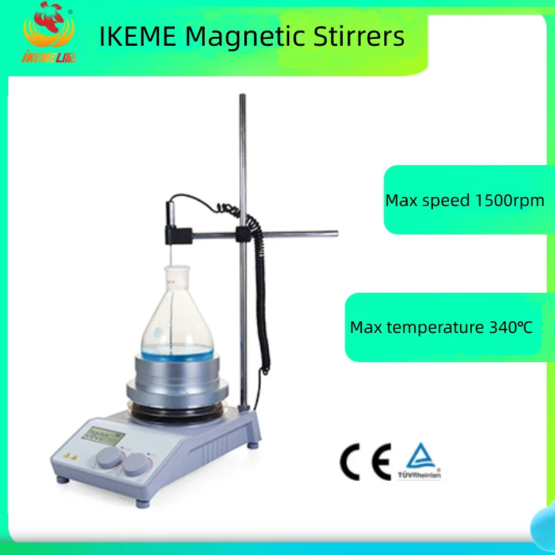 Magnetic Hotplate Stirrer Max Stirring 20L Polishing Aluminum Hotplate LCD Digital Magnetic Mixer Laboratory Equipment