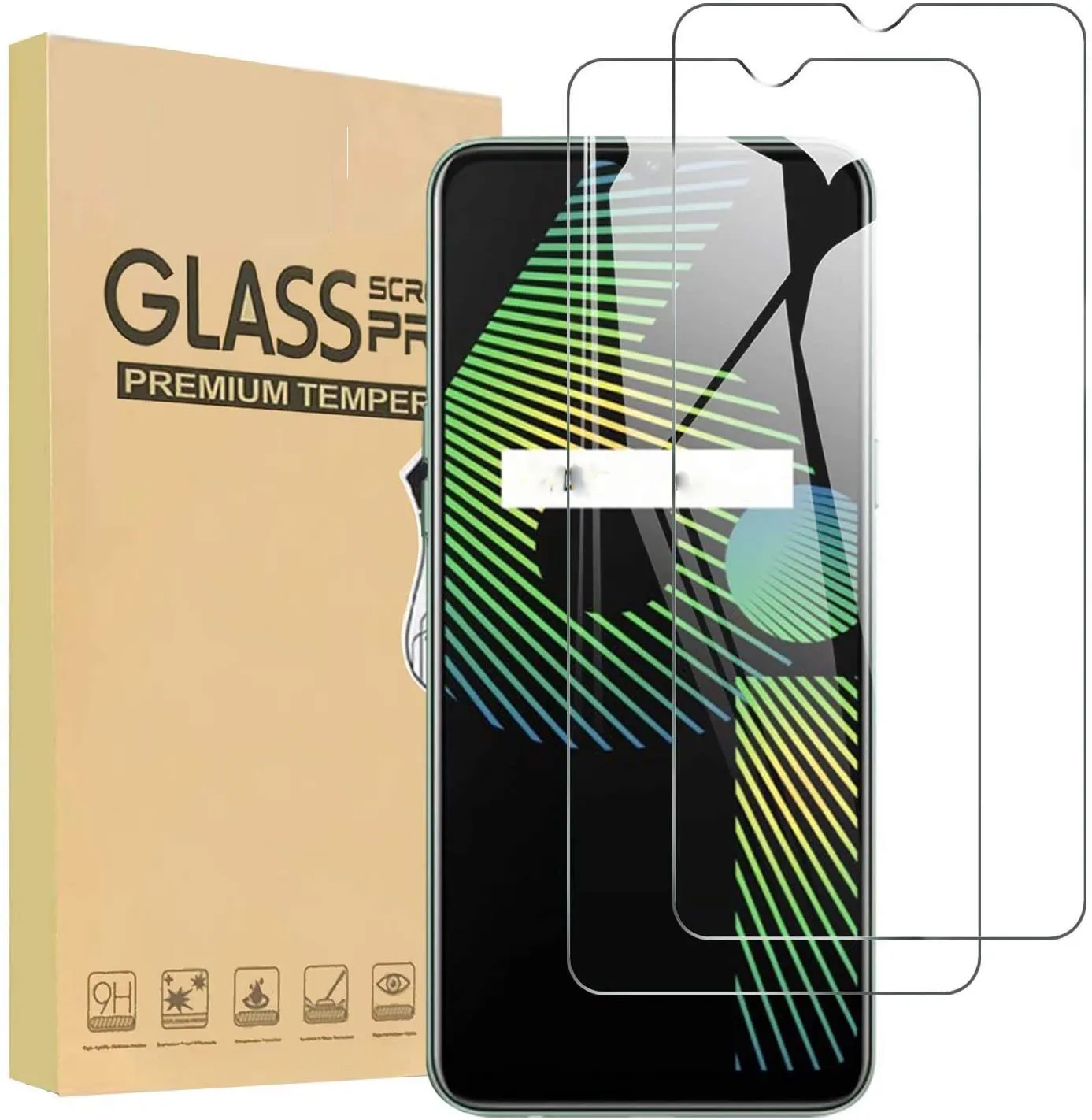 Full Cover Tempered Glass For Oppo Realme 7 Pro Screen Protector For Oppo Realme 7 Pro Camera Glass For Oppo Realme 7 Pro Glass