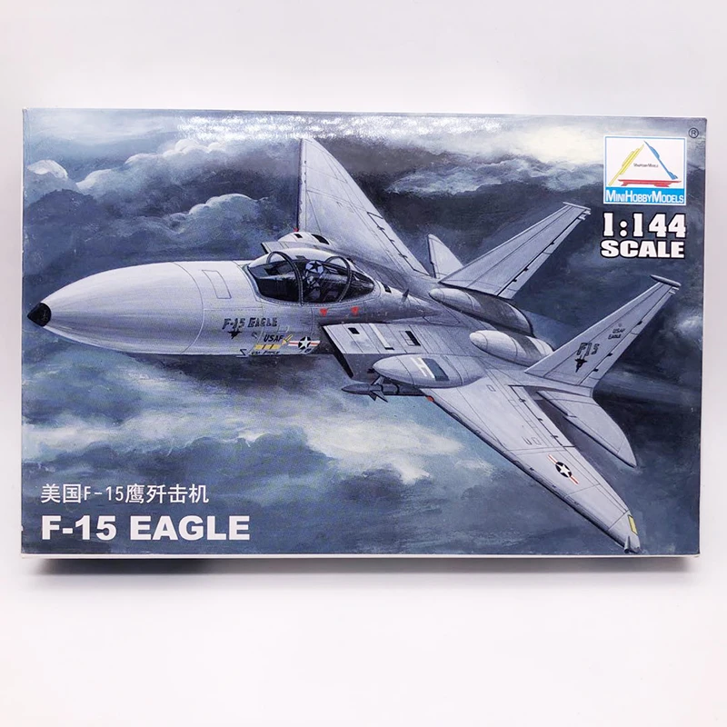 1: 144 USA Air Force F - 15 Eagle Fighter Military Aircraft Assembled Model Fighter