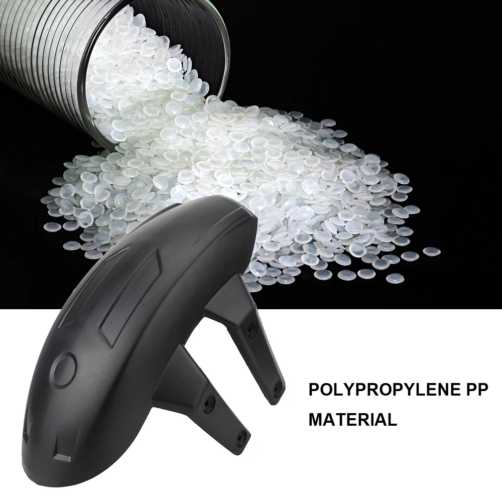 Universal Motor Accessories With Bracket Plastic Motorcycle Rear Wheel Fender Cover Splash Guard Mudguard