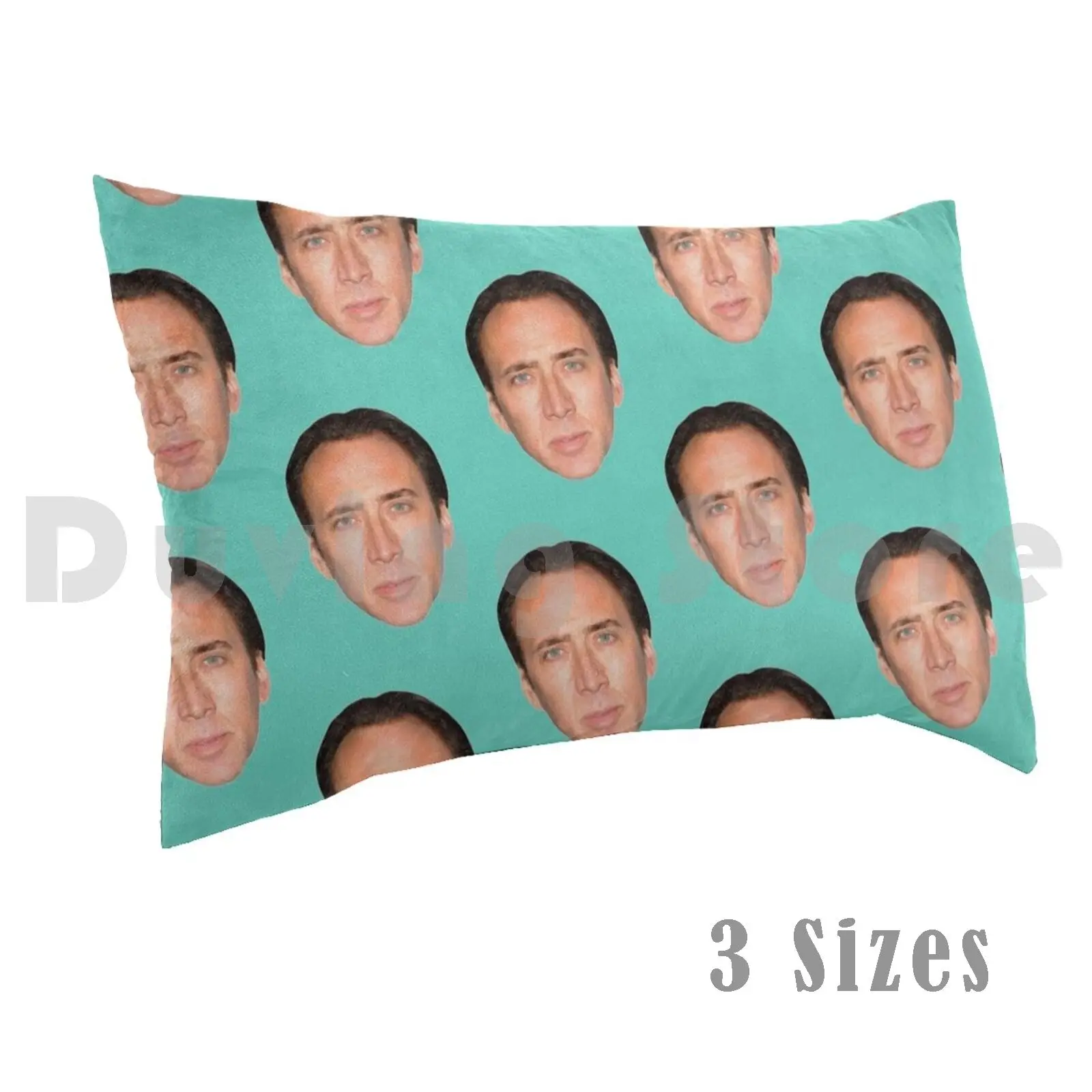 Nicolas Cage Head Pillow Case Printed 35x50 Nicolas Nic Nick Cage Meme Head