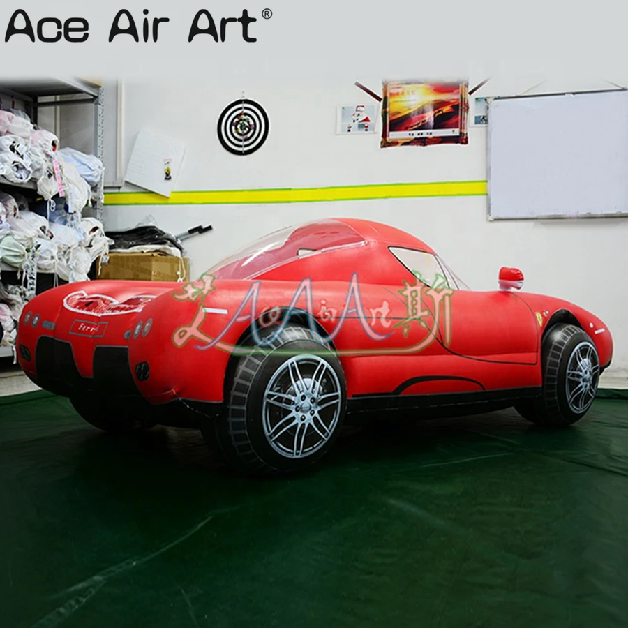 

2022 Hot Selling Red Inflatable Car Model With Air Blower For Trade Show/Advertising Made By Ace Air Art