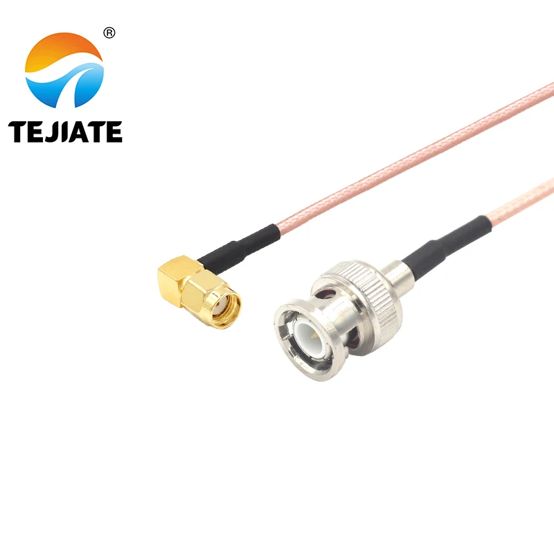 1 pz TEJIATE cavo adattatore RPSMA a BNC RPSMA-J converti BNC-J 8-90CM 1M 1.5M 2M lunghezza connettore RG316 filo