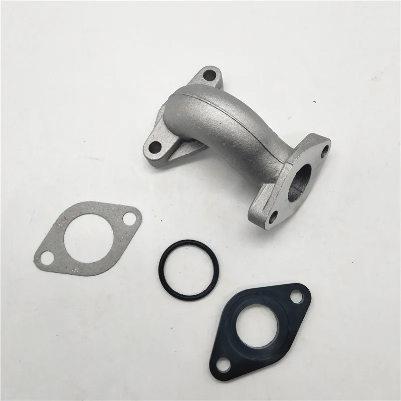 43# Intake Manifold  Dirt Pit Bike Carb Carburetor Rubber Mainfold Adapter Inlet Intake Pipe Kits For PZ19 50CC 110CC 125CC