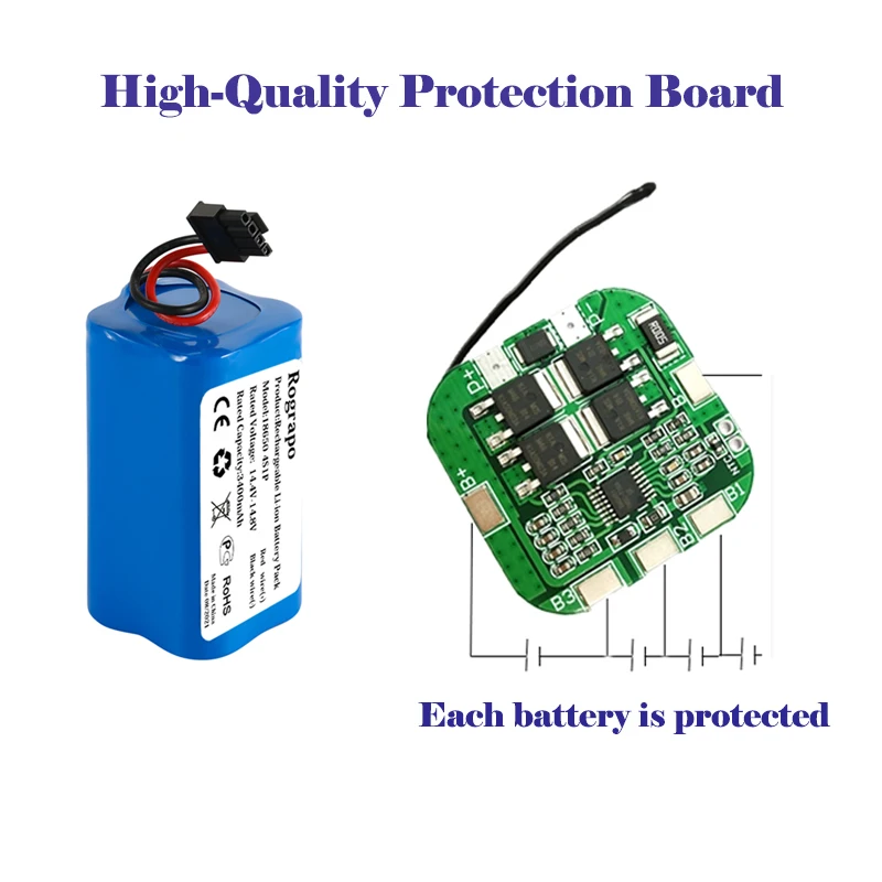 New 14.8V 2600mAh Replacement Li-ion Battery Pack For ILIFE X431 X432 X451 X620 X623 X660 T4 A4S Robot Vacuum Cleaner