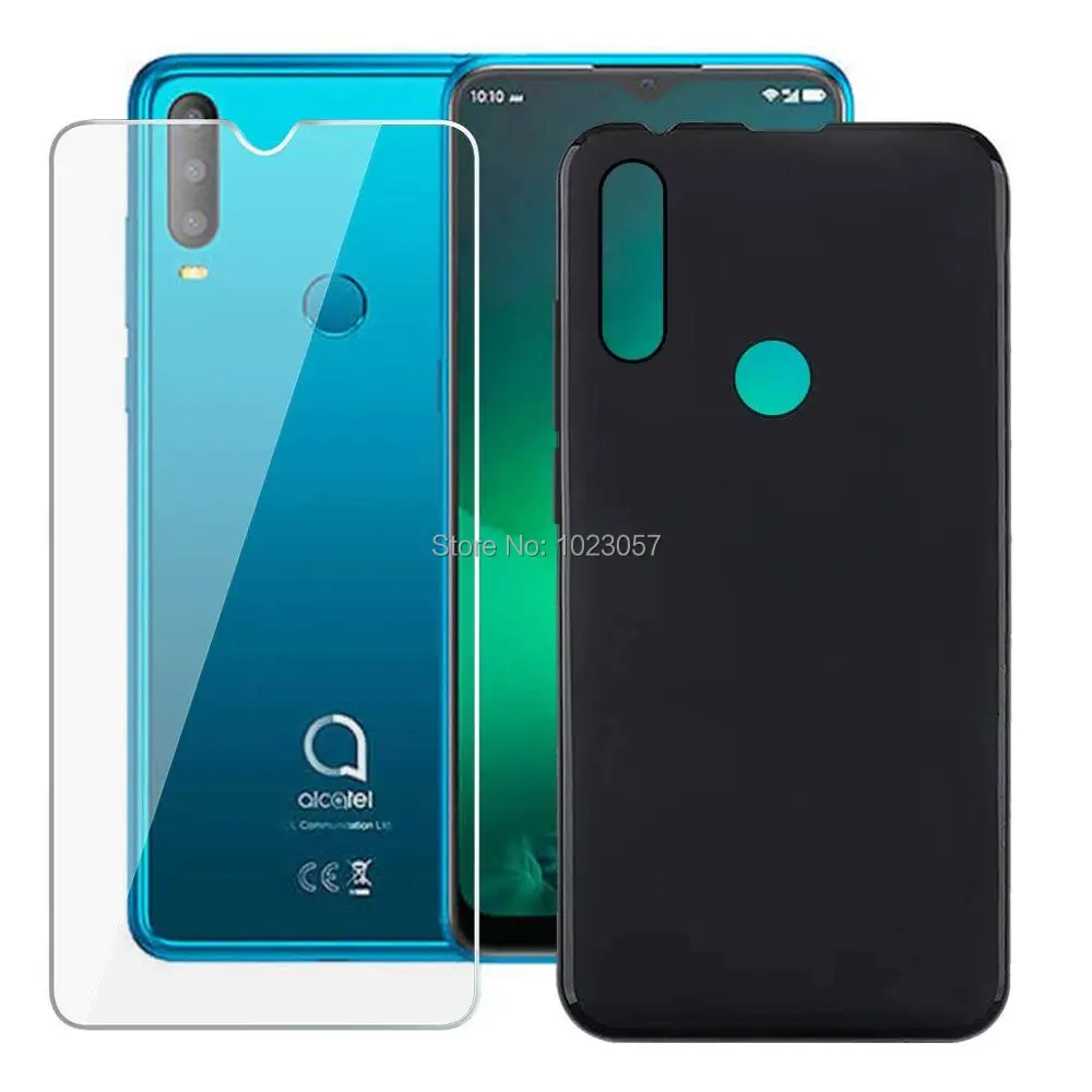 For Alcatel 3X 2019 2020 Tempered Glass Case Full Protection Cover Case With Tempered Glass For Alcatel 3X 2019 5048U 5048Y