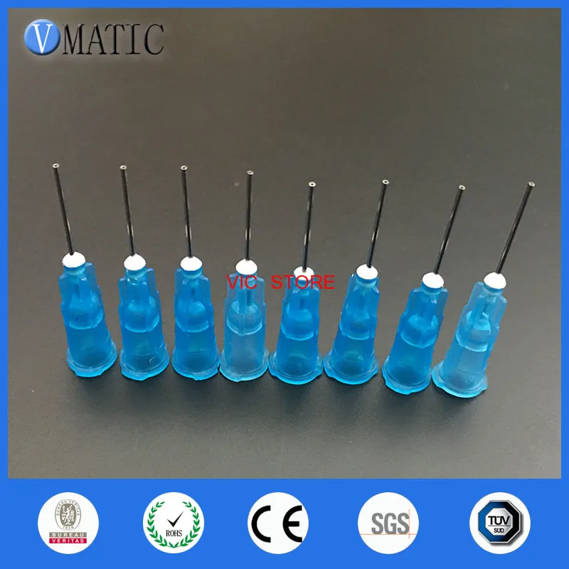 

High Quality 100Pcs 23G 0.5'' Glue Dispensing Machine Syringe Needle Metal Pinhead Glue Dispenser Needle Tip 1/2 Inch