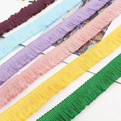 1m Thicken Tassel Trims 2.5cm Wide Polyester Curtain/Pillow Trim Earring/Bag Clothing Decorative  Lace Fringe Sewing