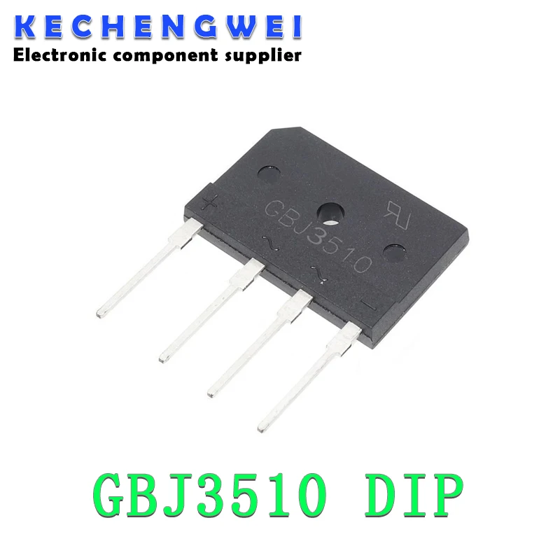 5PCS GBJ3510 35A 3510 1000V KBJ2510 GBJ2510 25A 1000V 2510 BRIDGE RECTIFIER KBJ3510