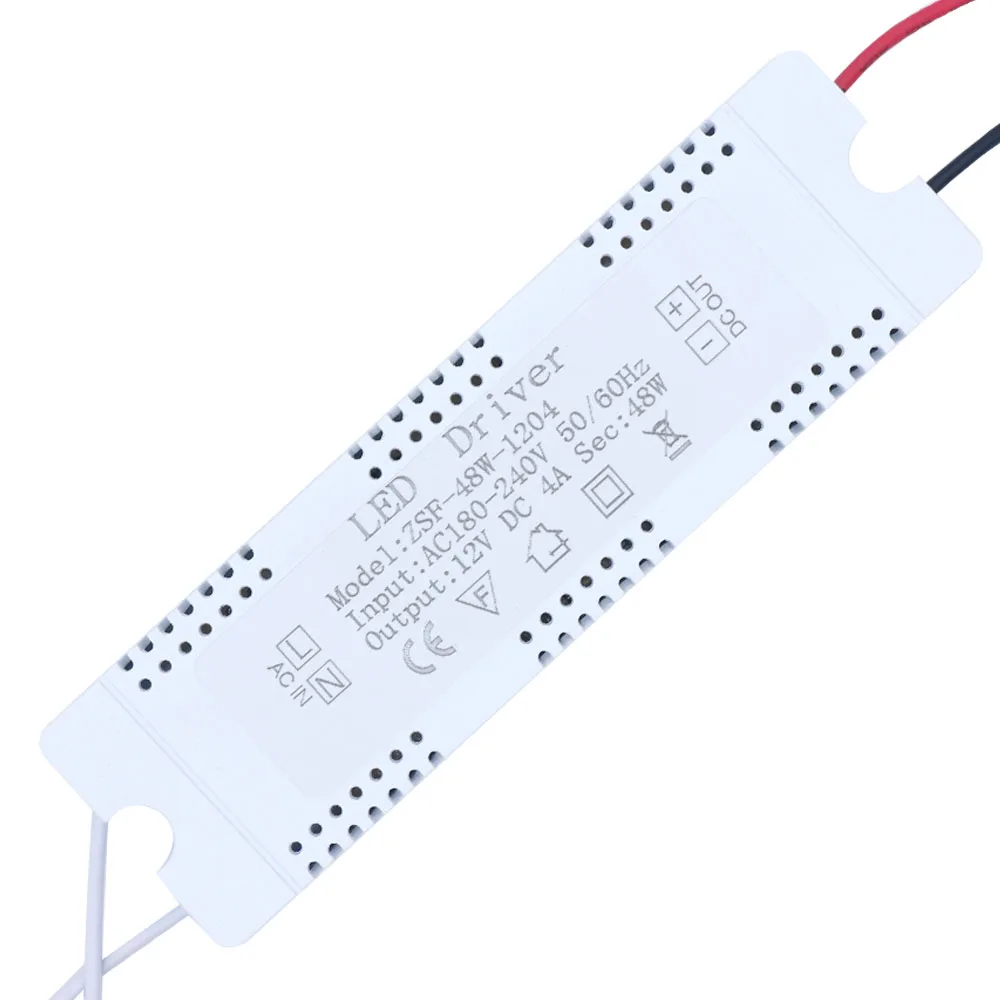 DC12V LED Driver AC220V 12W 18W 24W 36W 48W 60W For LED Power Supply Constant Current Voltage 12V Control Lighting Transformers