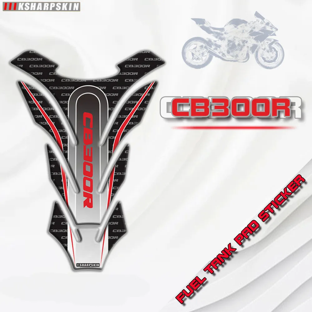 

Motorcycle anti-scratch decal decoration 3D fuel tank pad non-slip wear-resistant stickers suitable for HONDA CB300R cb300r