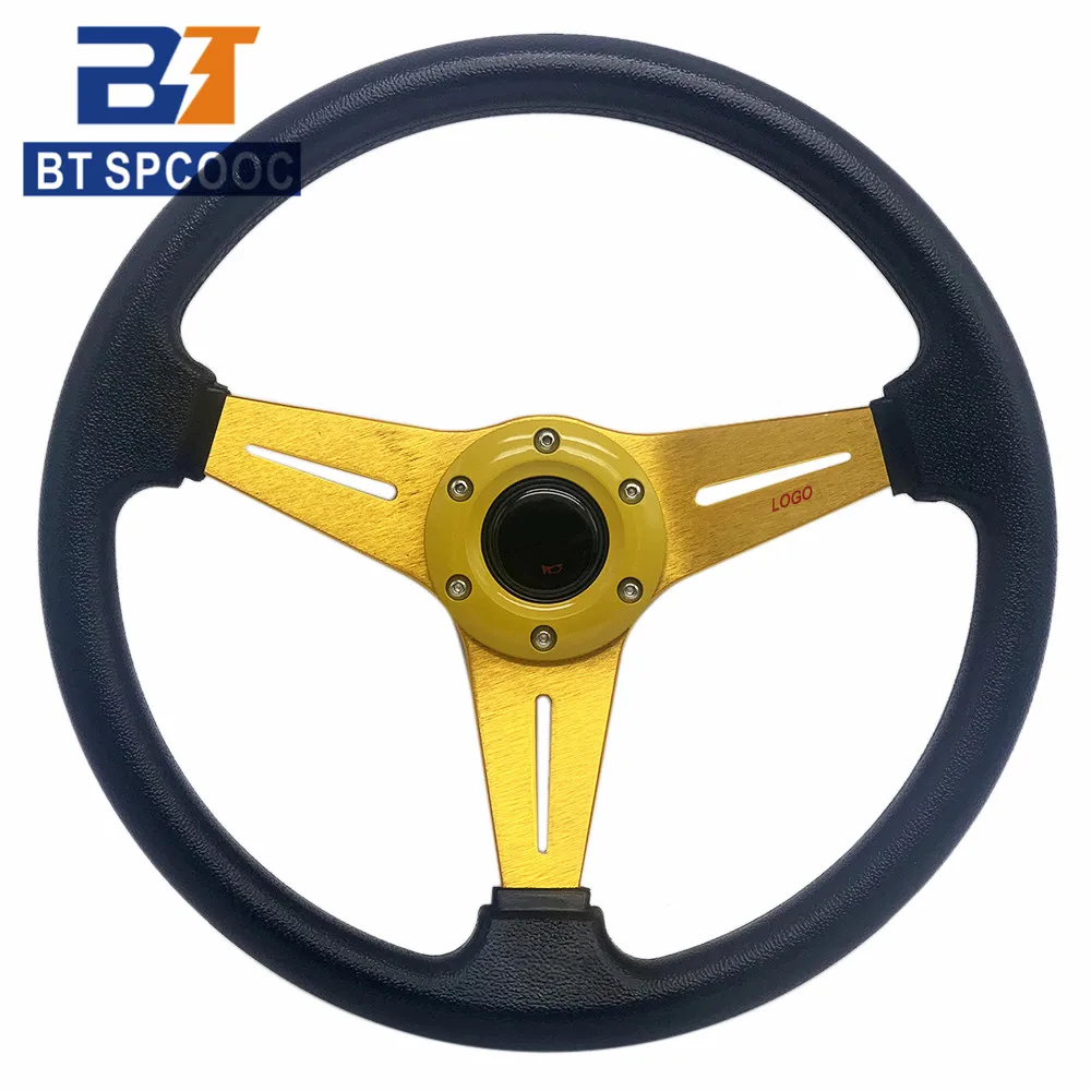 14inch 345mm Car Sport Steering Wheel PU Drift Rally Racing Steering Wheels Universal Multiple Colour Red Blue Black Yellow etc