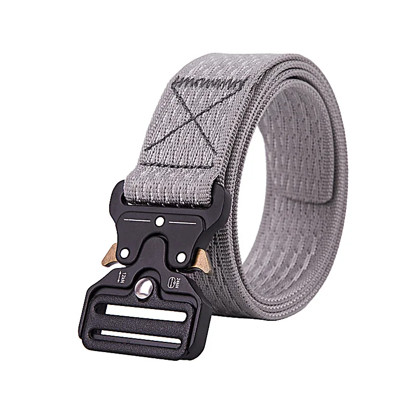 Mode Mannen Tactische Riem Militaire Outdoor Multifunctionele Training Quick Release Gesp Security Ademend Leisure Cinto