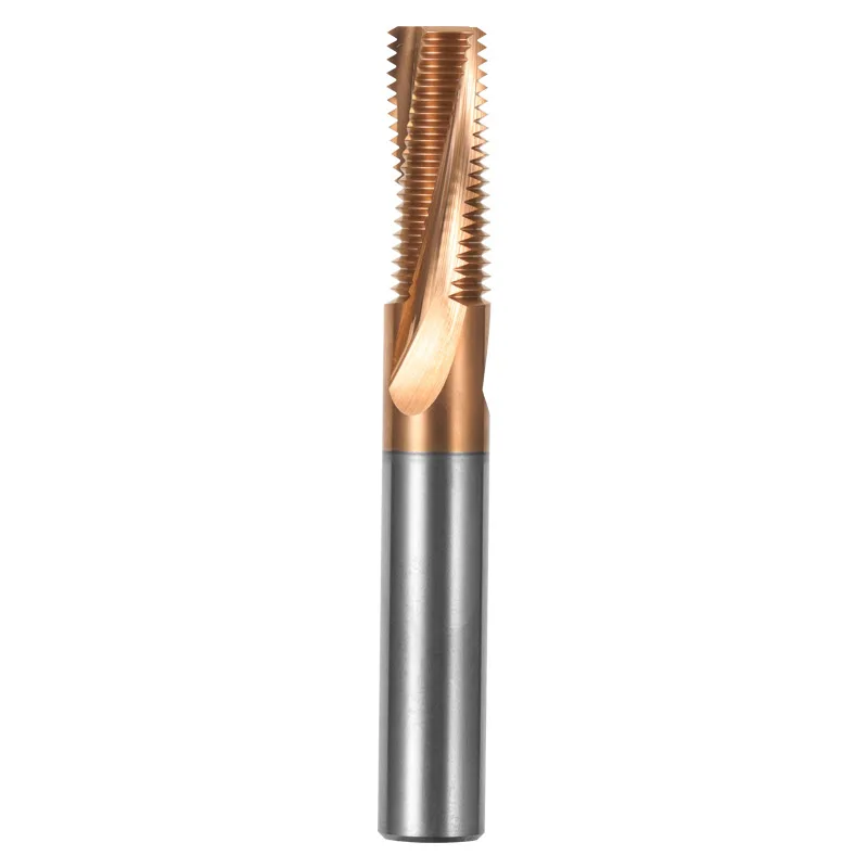 HRC 60 CNC Carbide Thread Milling Cutter Single/3/Full tooth M1 M1.2 M1.4 M1.6 M1.8 M2 Machine end Mill Cutters M10 M12 M14 M16