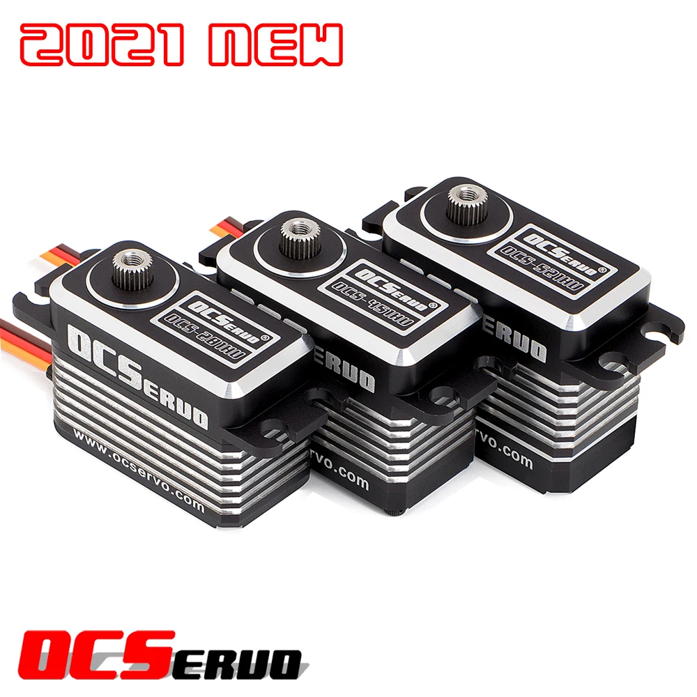 OCS-201HV 8.4V 20kg.cm 68g 0.10S/60° Coreless Motor High Torque Servo Steel Gear All CNC Case Waterproof