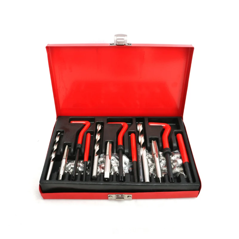 

88 Piece Thread Repair Recoil Insert Kit Drill Tap Car Garage Tools M6 X 1 - M8 X 1.25 - M10 X 1.5 SK1040