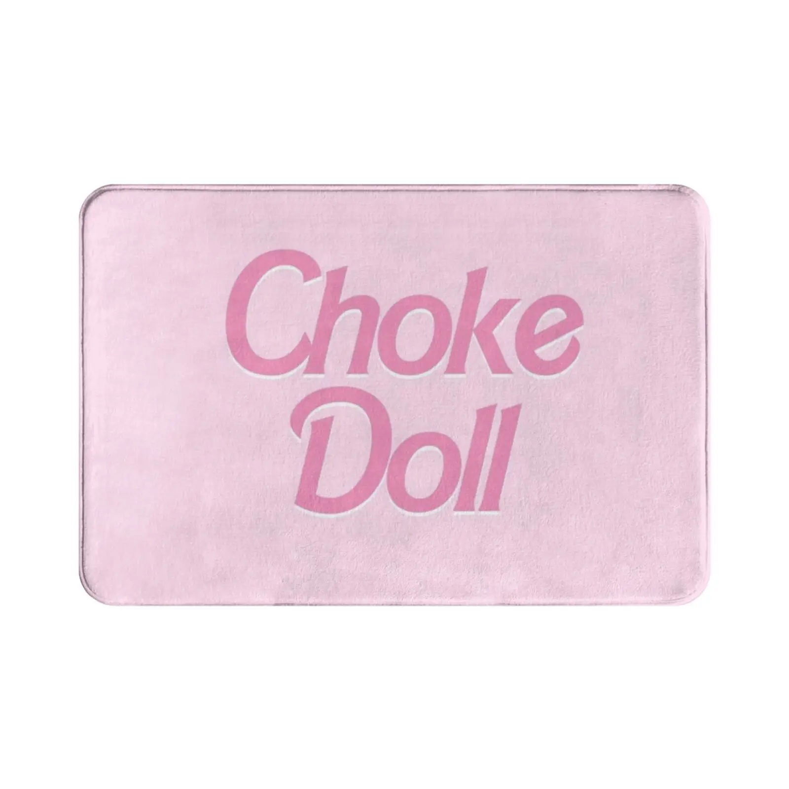 Choke Doll Carpet Mat Rug Cushion Soft Doll Choking Choke Typography Ddlg Bdsm Sex Sexy Kink Kinky Daddy Little