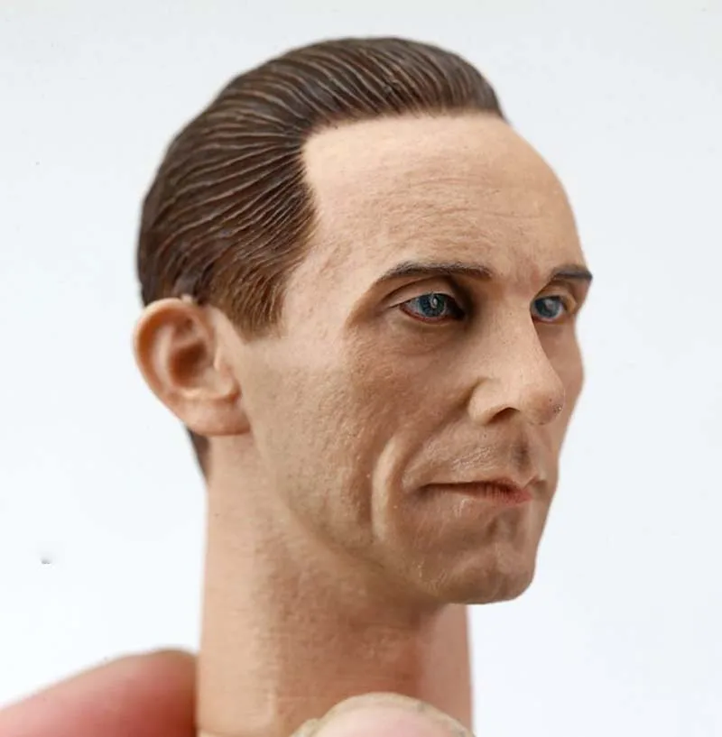 1/6 Scale WWII Germany Paul Joseph Goebbels Head Sculpt Minister Male Soldier Head Carved for 12in Action Figure Toy