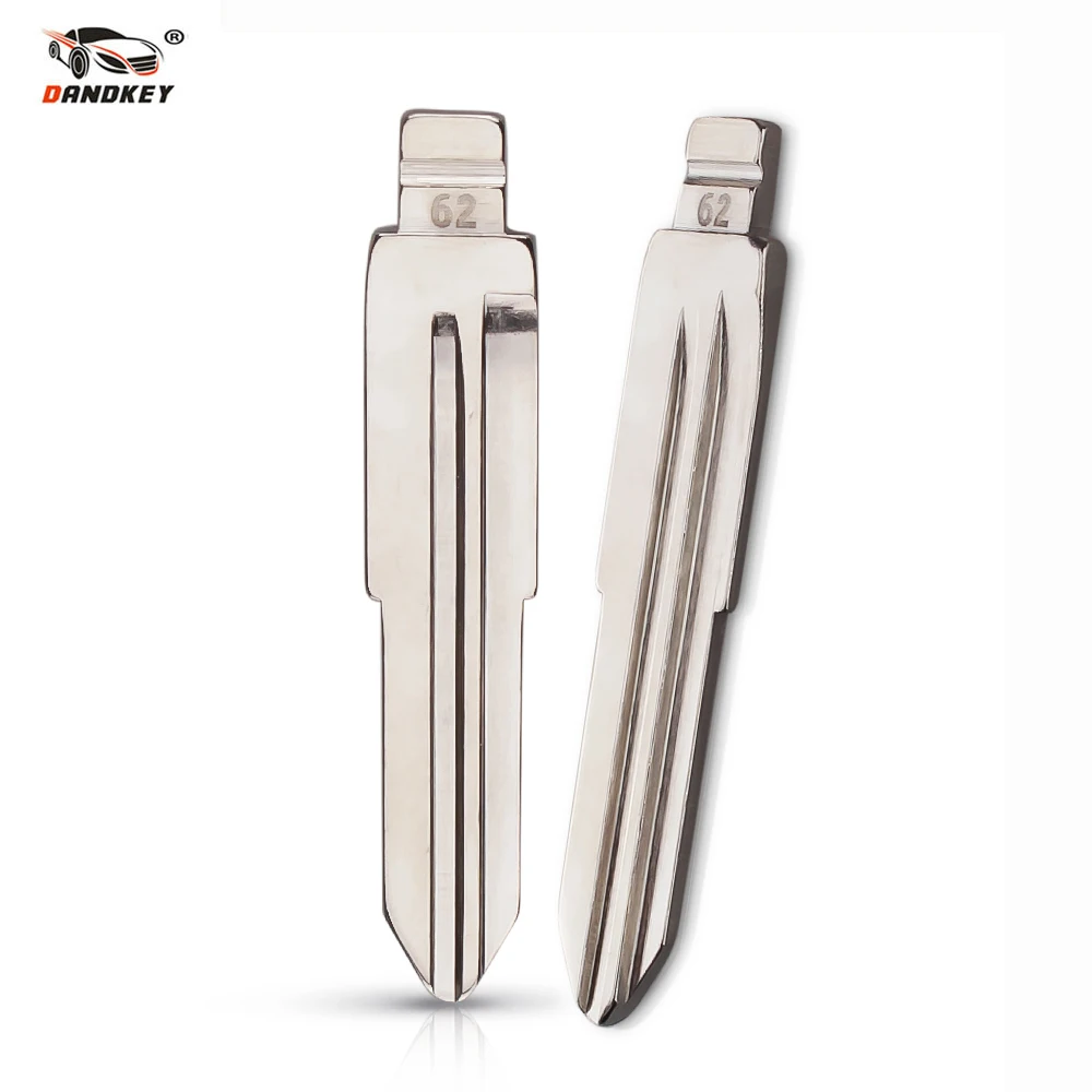 

Dandkey Metal Blank Flip KD Remote Key Blade Type #62 For Mitsubishi left Blade For Benz Mini NO. 62 MIT8 Blade Fob Replacement