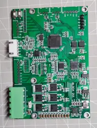 Scheda di sviluppo motore Brushless DC BLDC STM32, Feedback HALL, controllo vettoriale, pcba