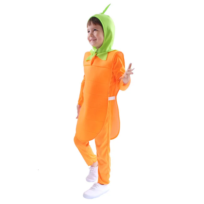 เด็กแครอทชุดนอน Kigurumi เสื้อผ้าเด็กแรกเกิดอะนิเมะทารก Romper Onesie สัตว์น่ารักชุดคอสเพลย์ผู้หญิงชุด Hooded Jumpsuit