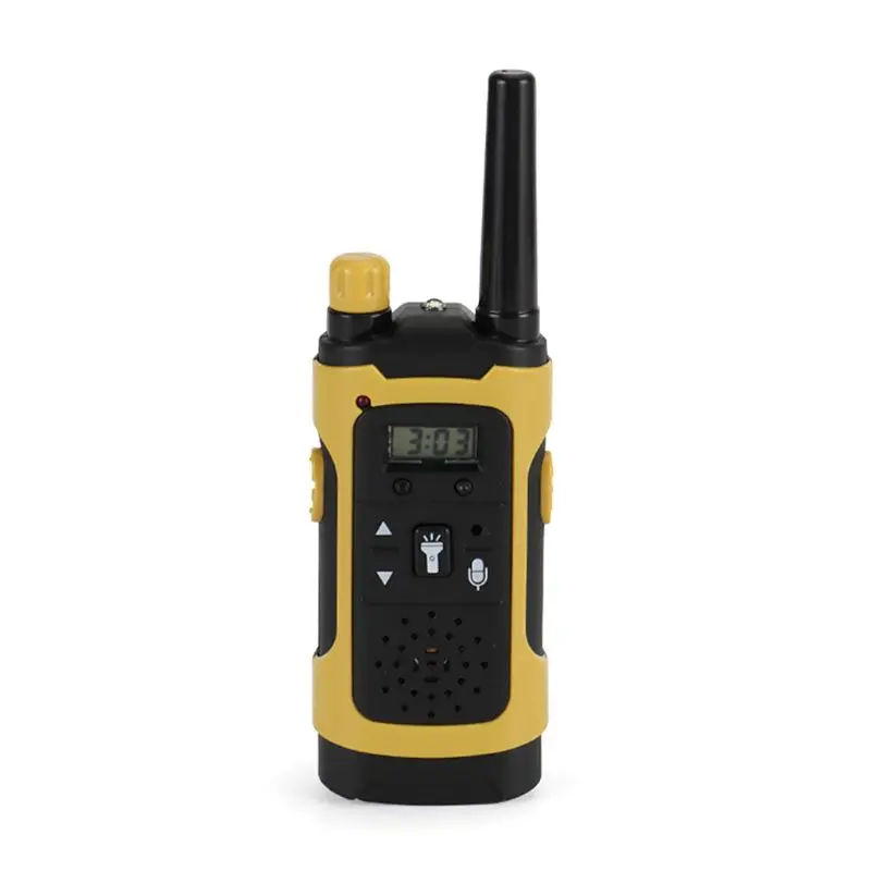 Walkie talkie eletrônico sem fio, brinquedo para crianças, transmissão de voz, walkie talkie q81f