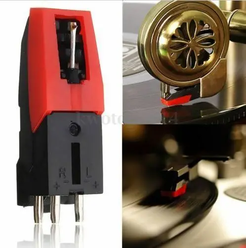 LP Vinyl Kỷ Lục Cầu Thủ Thay Thế Bàn Xoay Phono Gốm Hộp Mực W/Stylus