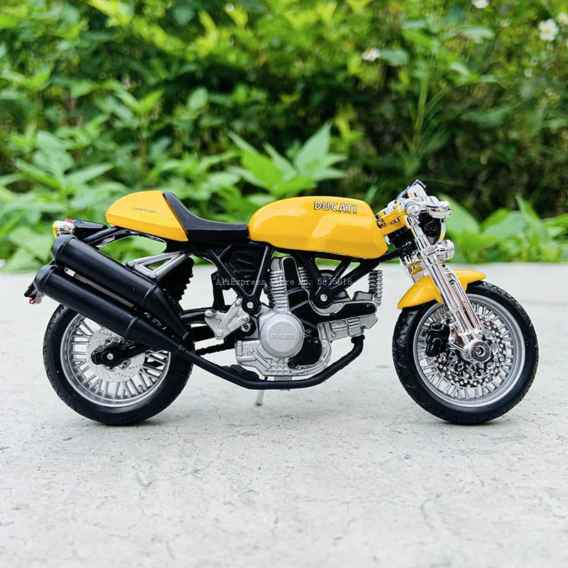 Maisto 1:18 16スタイルドゥカティスポーツ1000オリジナル認可シミュレーション合金オートバイモデルおもちゃの車のギフトコレクション