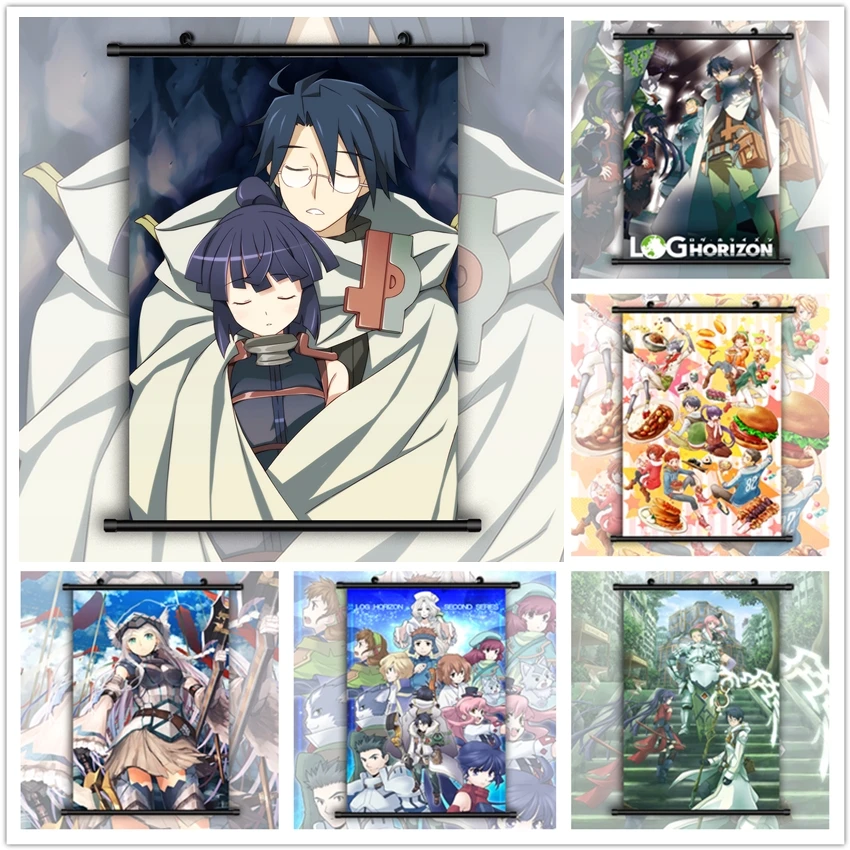 Wall Decor Picture for Baby Kids Room Decoration Japan Anime Log Horizon Akatsuki Shiroe Wall Art Canvas Painting Print No Frame