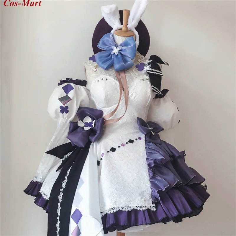 Cos-Mart Game Girls Frontline HK416 Cosplay Costume Tin-Foil Candy Flavored With Grass Formal Dress Party Role Play Clothing