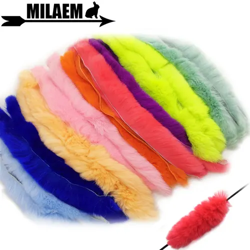 Estabilizador de cuerda de arco para tiro con arco, estabilizador de pelo de conejo, arco recurvo, Sliencer de arco largo, accesorios de tiro al objetivo, 2 uds.