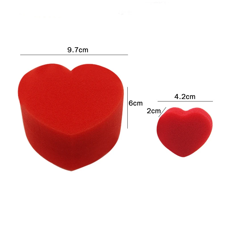 Multiplying Sponge Hearts Magic Tricks Small Heart to Jumbo Sponge Production Magia Easy Close Up Street Illusions Gimmick Props