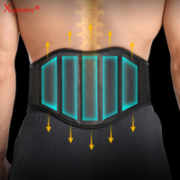 Adjustable Back Support Belt Men Squat Work Out Back Brace Belt Sport Protection Spine Gym Fitness Weightlifting Waist Protector